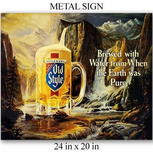 Old Style Beer Light Sign - Etsy