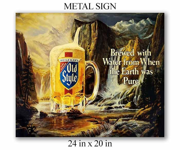Old Style Beer Sign Light - Etsy