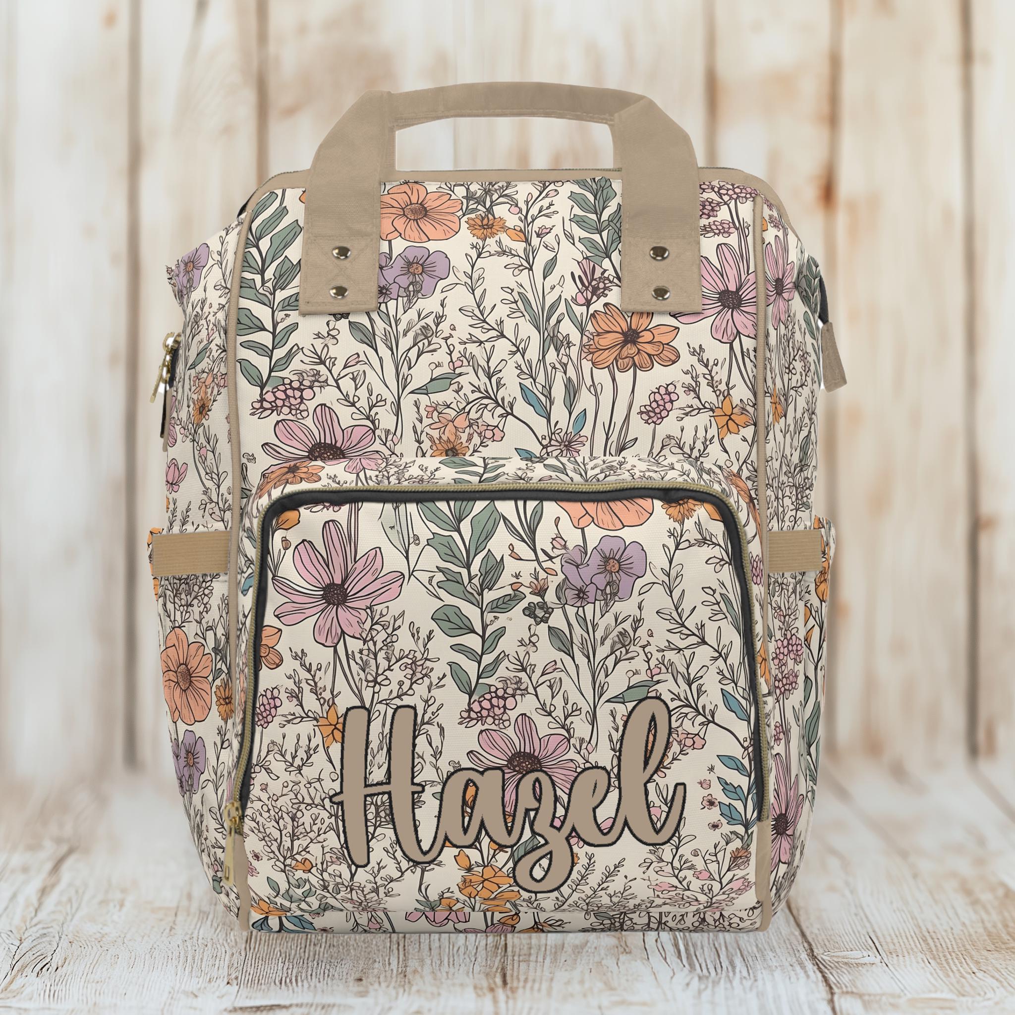 Mexican Art Mandala Diaper Backpack - Water-Resistant Unisex Baby Bag With Stroller Straps & Multiple Pockets