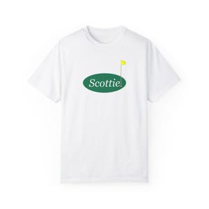 Camiseta de patrocinador inspirada en el golfista Scottie Scheffler