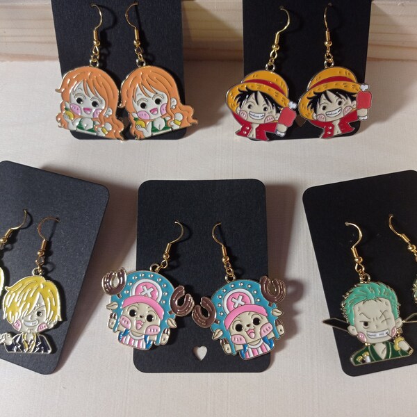 boucles d'oreille anime one piece