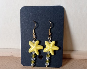 little starfish earrings