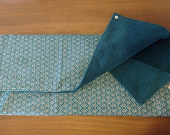 Changing mat in oeko-tex bamboo sponge and coated cotton fabric