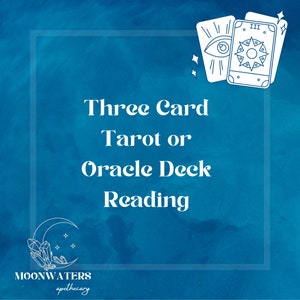 Tarot ou Oracle Reading : 3 cartes