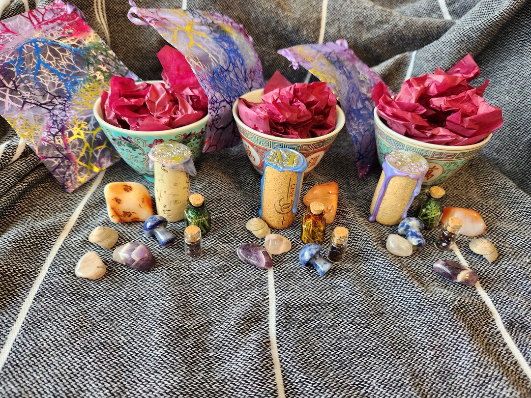 Vintage Sake Cup Spell Kits for Calm and Steadiness - Etsy