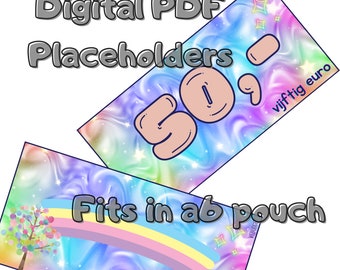 DIGITAL - Placeholders rainbow