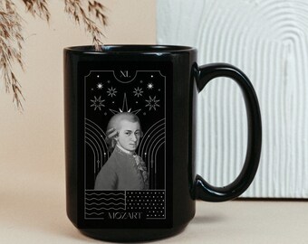 Mozart Portrait Mug: Classical Music Gift for Teacher