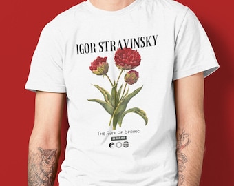 Stravinsky Rite of Spring T-Shirt, klassisches Musiklehrer-Geschenk für einen Musiker-Shirt für Musikliebhaber, Komponisten-Shirt