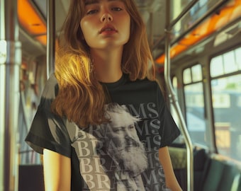Classical Music shirt Brahms Composer Shirt for Music Teacher Gift for Musician,  composer gift Johannes Brahms shirt for orchestra teacher
