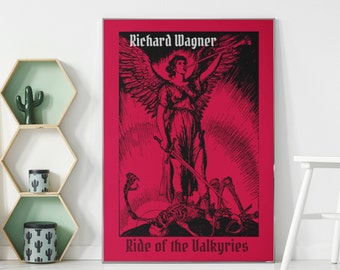 Richard Wagner 'Ride of the Valkyries' Poster: Music Classroom Decor