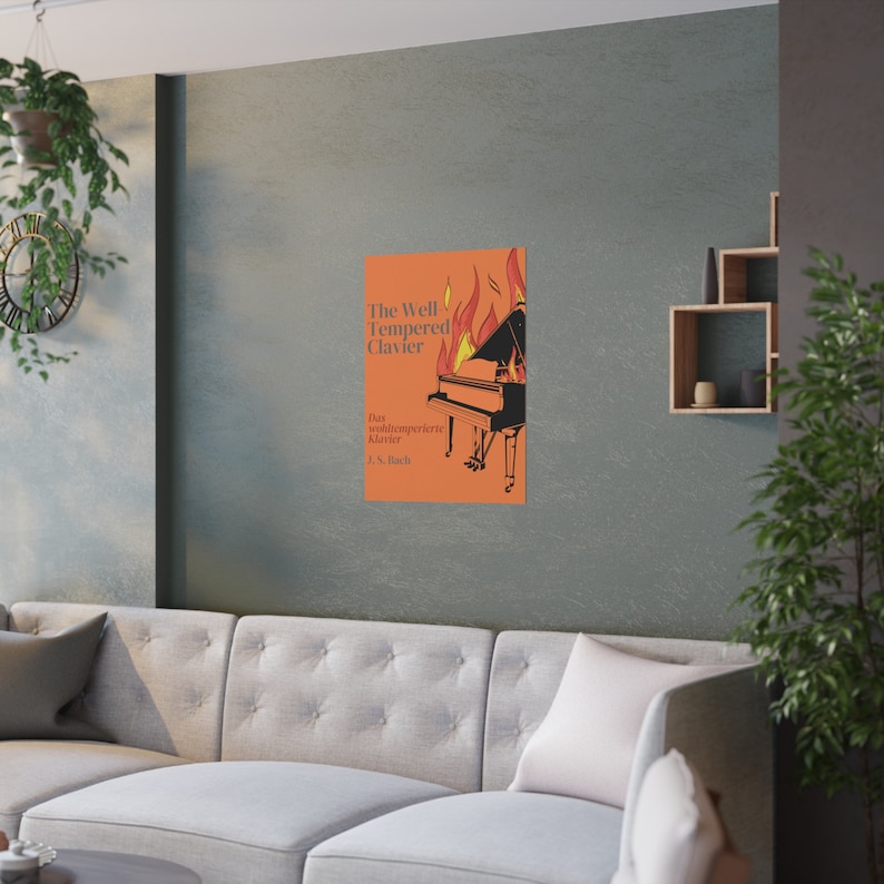 Bach Well-Tempered Clavier Poster: Classical Music Art Print image 9