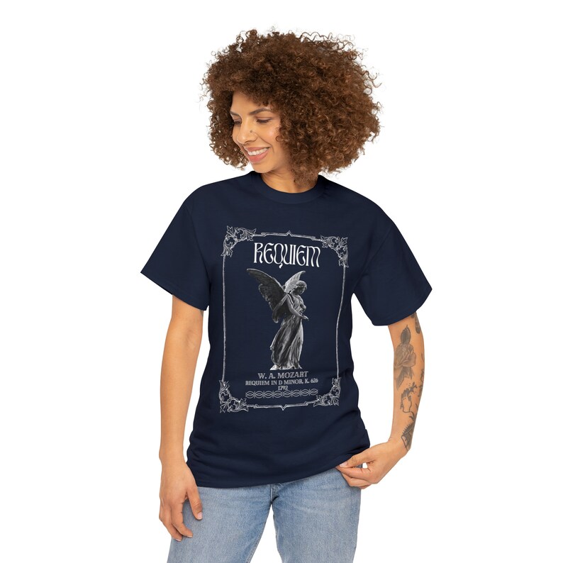 Mozart Requiem T-Shirt, Musiklehrer Geschenk, klassische Musik Shirt, Orchester Shirt, Mozart Shirt, klassischer Musiker Geschenk, Orchester Bild 10