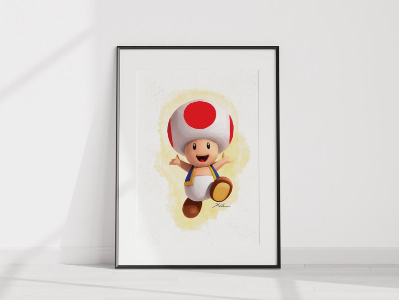Toad From Super Mario Bros Mario Digital Print PDF Printable Etsy Israel Toad From Super Mario Bros Mario Digital Print PDF Printable Etsy Israel