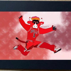 Benny the Bull NBA Illustration Fan art, nba, fictional Character, cartoon,  sports png
