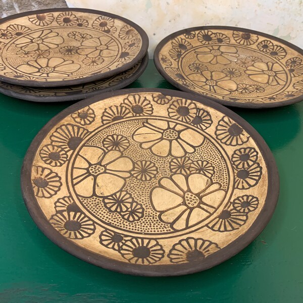 Bohemian Wall Plates Etsy