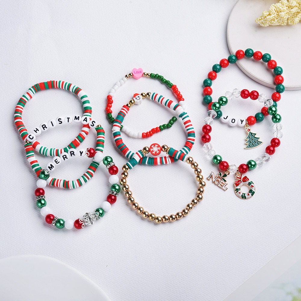 Beaded Christmas Bracelets - Shop on Pinterest