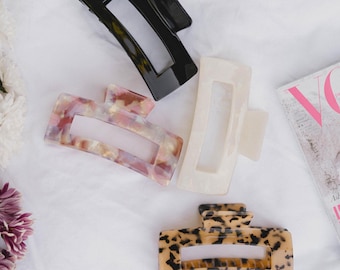 XXL hair clip for long hair | Hair clip | Hair accessories | Large hair clip | Made from sustainable cellulose acetate | XL Hair Clip