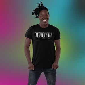 Klavier Tastatur Tasten zu meinem Erfolg T-Shirt Musik Musiker Geschenk