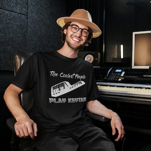 Klavier Keyboarder Die coolsten Leute spielen Keytar Musik Musiker Geschenk