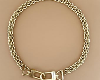 Link Up Shoulder Bag Strap- Designer Bag Accessories-high quality purse chain strap-purse replacement chain-chain bag-bag handle chain strap