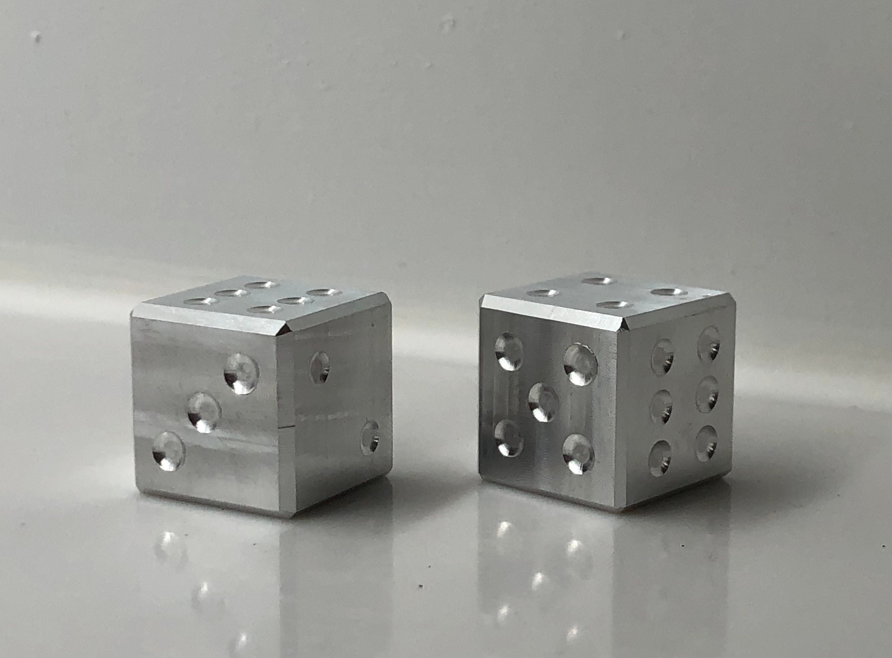 3/4" Aluminum Machined Dice