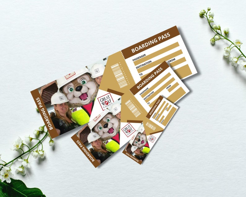 Great Wolf Lodge Surprise Trip Reveal Tickets, Printable Surprise Great ...