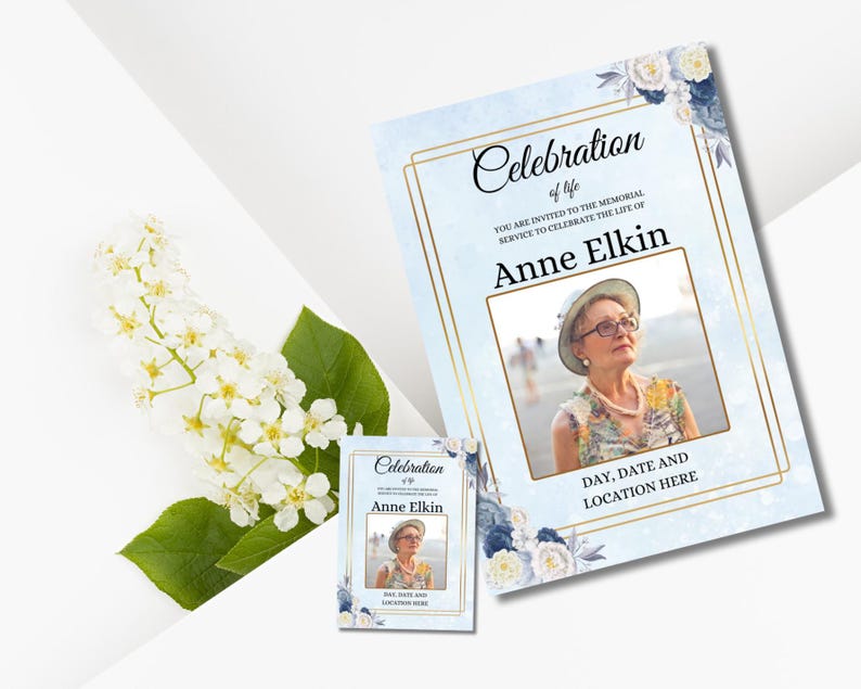 Funeral Programs Template Obituary Template for Funeral Memorial