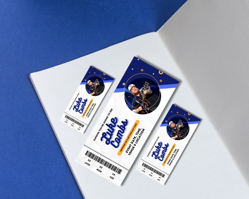Luke Combs Tour 2024 Ticket, Growin' up and Gettin' Old Tour, Luke
