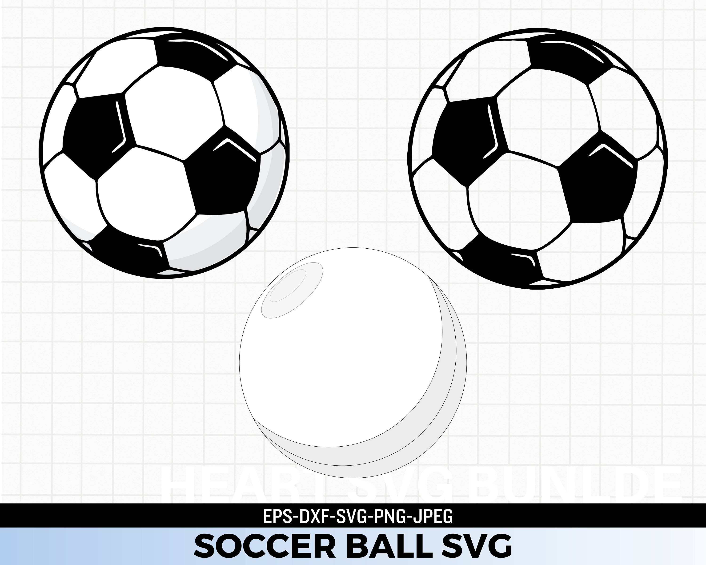Soccer Ball Svg, Soccer Ball Cricut Svg Soccer Ball Silhouette Cut File