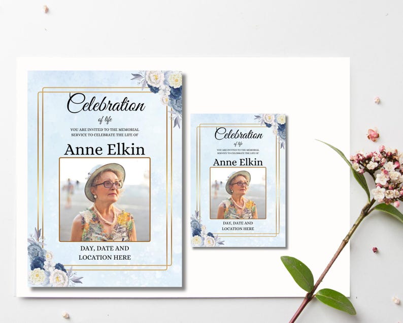 Funeral Programs Template Obituary Template for Funeral Memorial