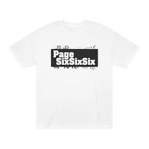 Britney Spears-Inspired T-Shirt | Page Six Six Six Shirt | Y2K tops | 2000s Clothes