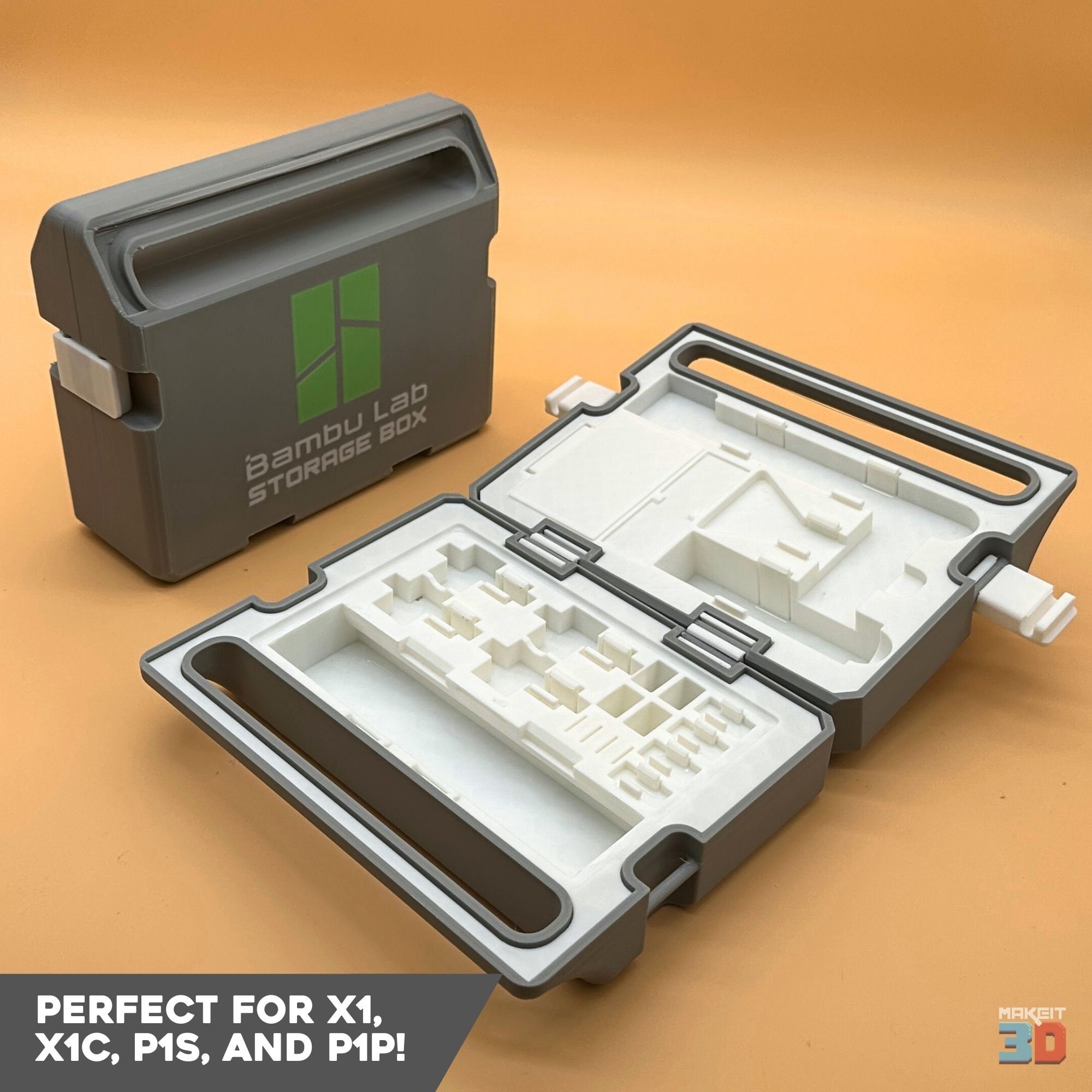 3D Printable Bambulabs Tool Box for X1C, X1, P1S, & P1P STL Files Etsy