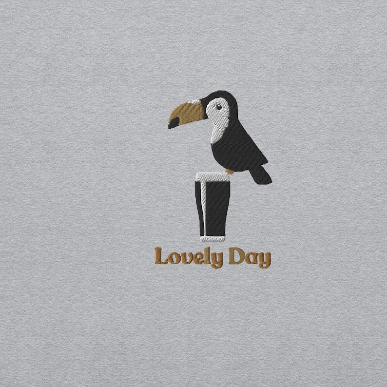 Lovely Day for a Guinness Embroidered Crew Neck