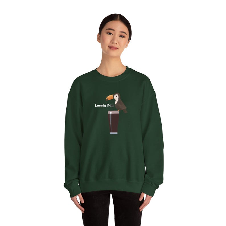 Guinness Toucan Unisex Sweatshirt: Irish Stout Heavy Blend Bild 4