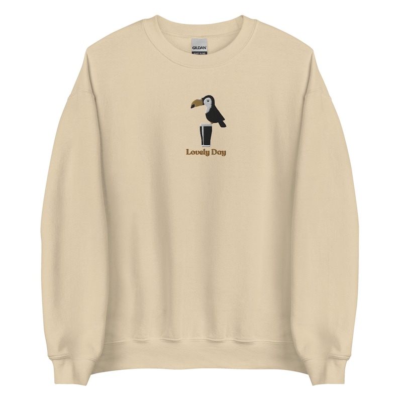 Lovely Day for a Guinness Embroidered Crew Neck