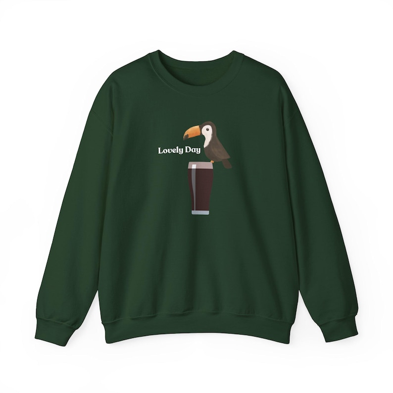 Guinness Toucan Unisex Sweatshirt: Irish Stout Heavy Blend Bild 1