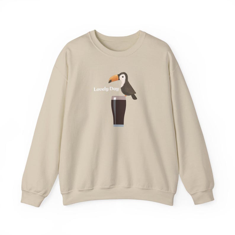 Guinness Toucan Unisex Sweatshirt: Irish Stout Heavy Blend Bild 5