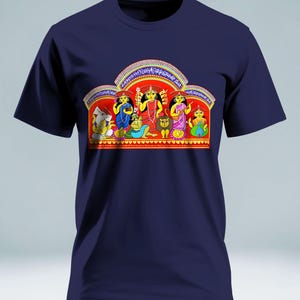 Durga T-Shirt for Men: Breathable Cotton, Bio Wash