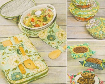 UNCUT FF Casserole Carrier, Gift Baskets, & Bowl Covers Sewing Pattern | Multiple Sizes Of Each | Simplicity 1236 | 2014 | 21 Pieces |