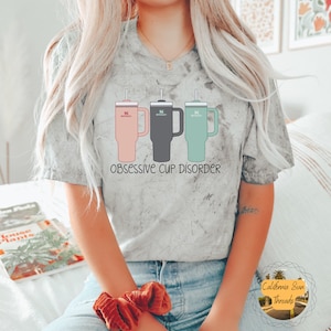 Obsessive Cup Disorder, Comfort Colors Unisex Color Blast T-Shirt