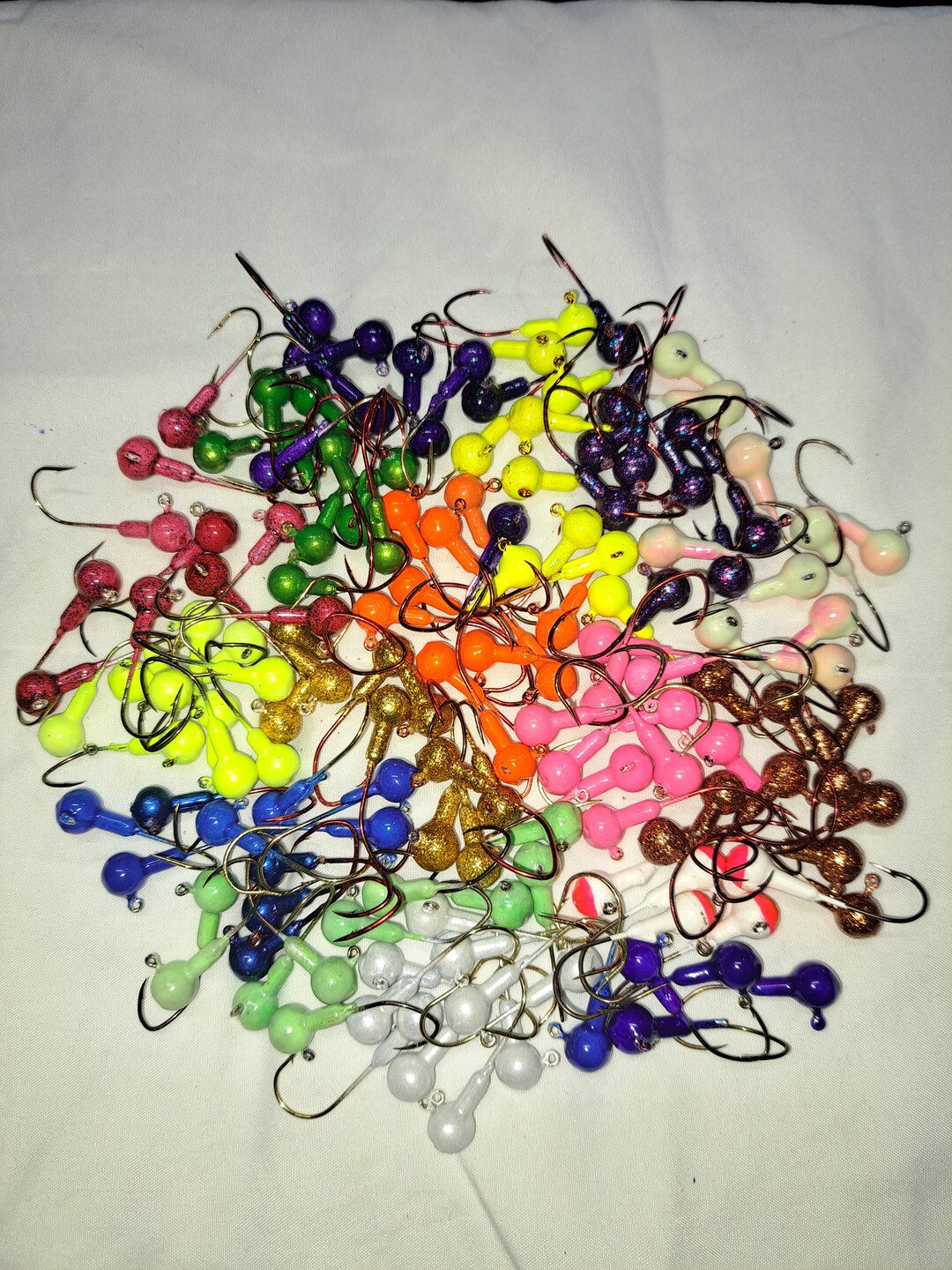 150 1/8oz Painted Jig Heads Etsy