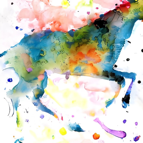 Crayon Horse Digital Art