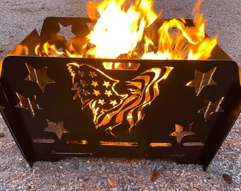 Custom Heavy Duty Metal Collapsable Fire Pit DXF ONLY