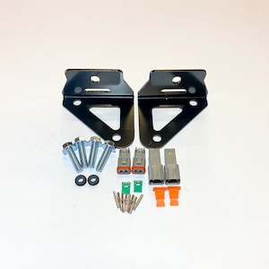 Soportes de luz de zanja para parabrisas Toyota FJ40 FJ45 Land Cruiser