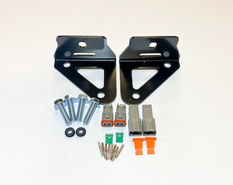 Toyota FJ40 FJ45 Land Cruiser Windshield Ditch Light Brackets