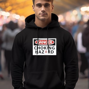 Choking Hazard BJJ Hoodie | Unique  | Jitsu Hooodie | Jujitsu | BJJ  Sweatshirt |  Gift