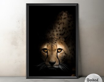 Cheetah Photography, Fine Art Cheetah Photo, Unframed Cheetah Wall Art Print, Big Cat Photography, 20x30, Home Decor, Wildlife Wall Art