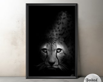 Cheetah Fine Art Print (unframed) , Cheetah Artwork, Cheetah Photography, Original Cheetah Wall Art, Big Cat Photography