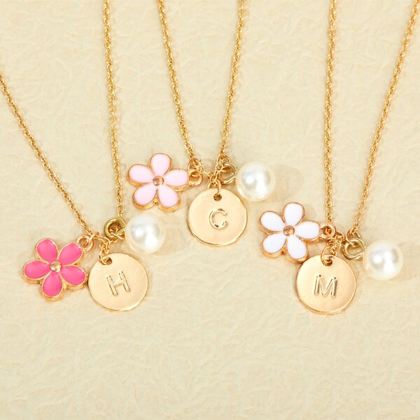 Flower Girl Necklace Etsy Australia