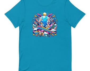 Tienda benéfica oficial de CDH - CDHA19- (17) El 19 de abril es el Día de Concientización sobre la Hernia Diafragmática Congénita. Camiseta unisex.